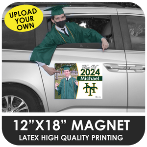 Upload Your Own Image - Car Magnet for Graduation Parades