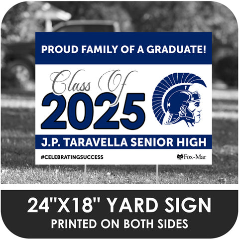 J.P. Taravella School Logo Yard Sign - Classic Design